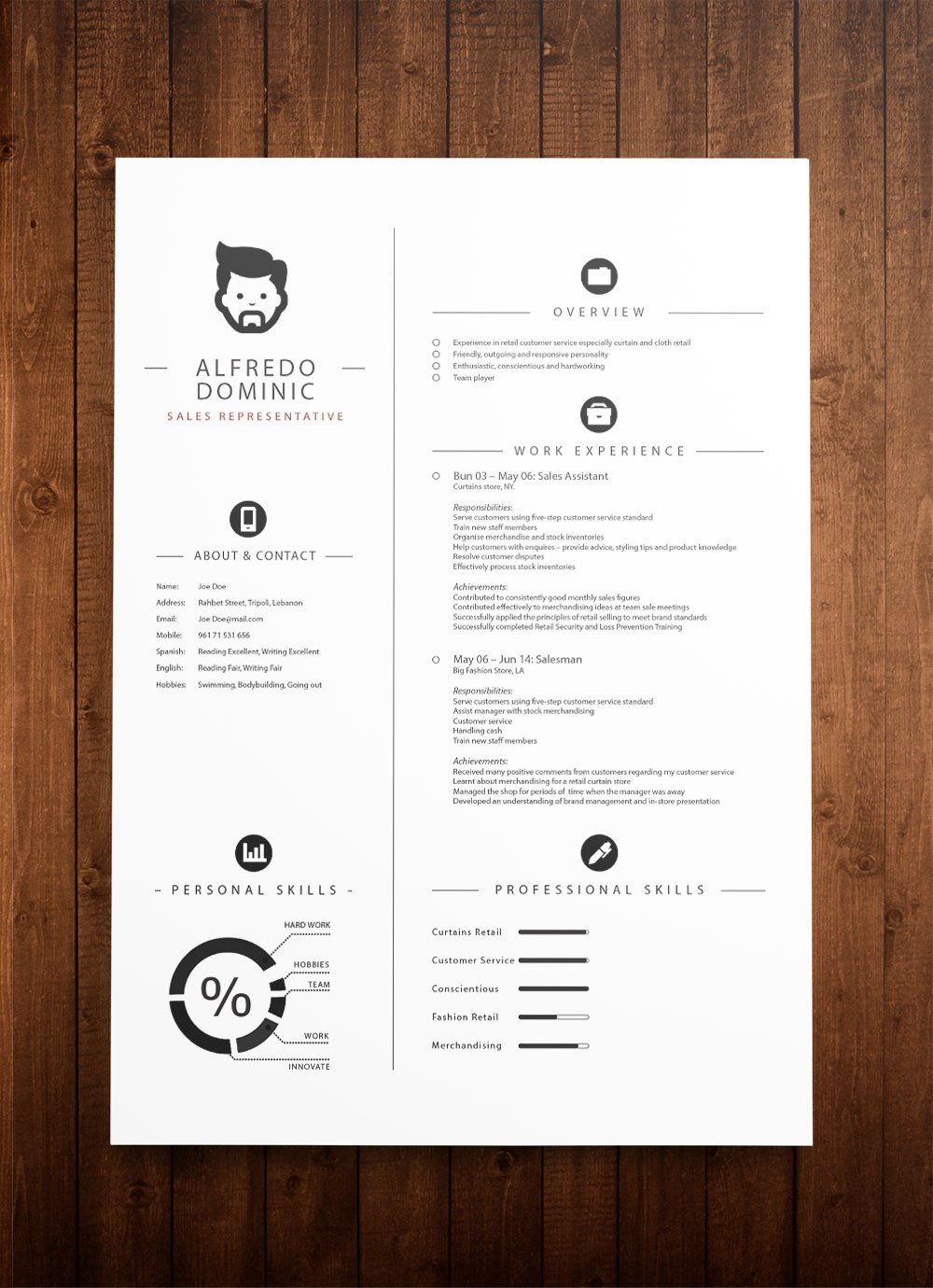 Free Cv Template Download Templates For Cv