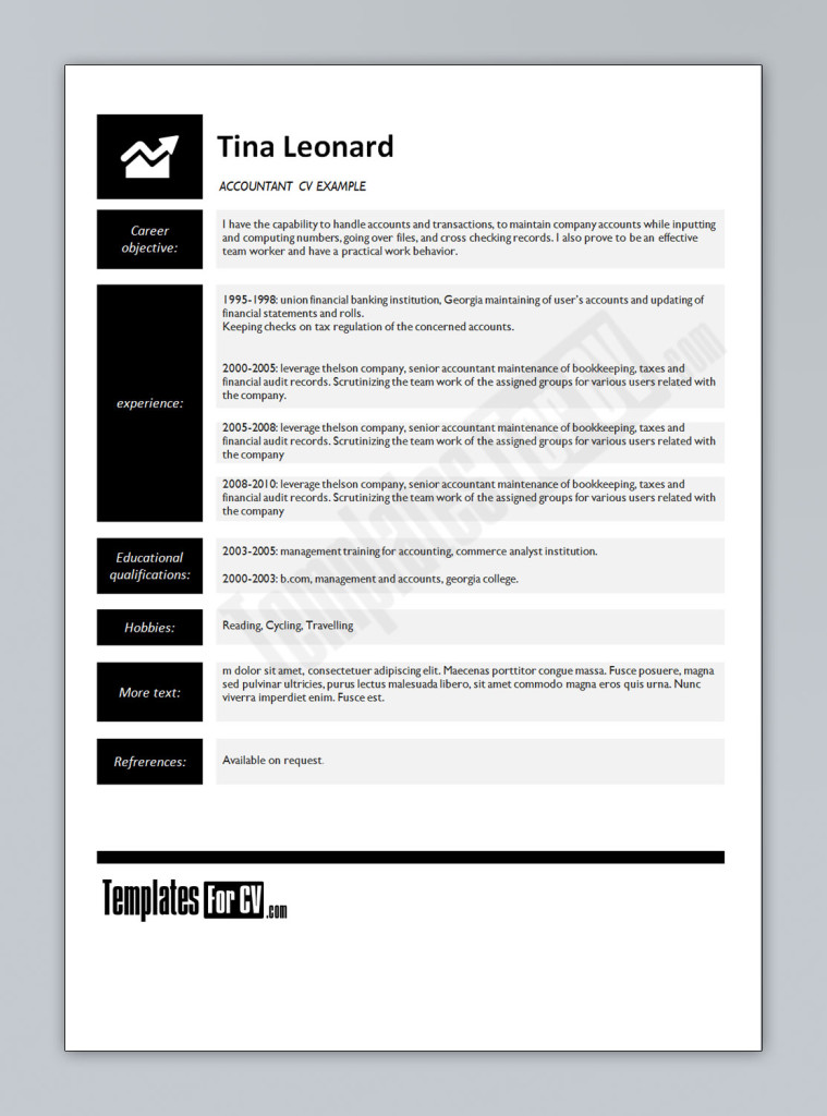 accountant resume template