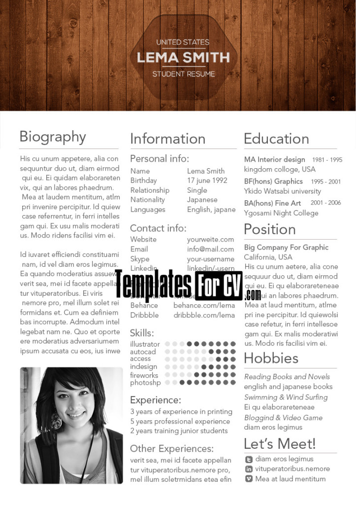 Student-resume-template